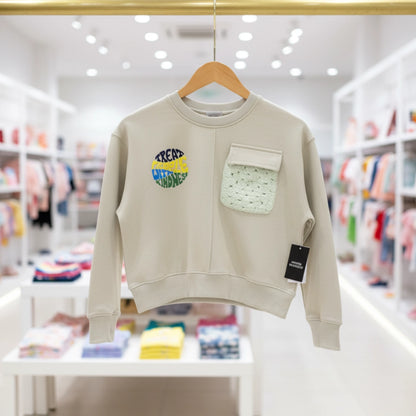 Treat People With Kindness Kids Fleece Sweatshirt 🌈 | Soft & Positive Vibes Top