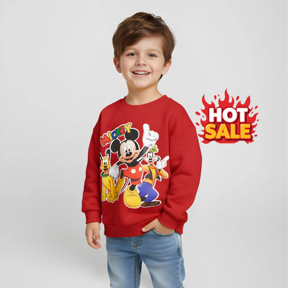 Mickey Mouse Red Sweatshirt